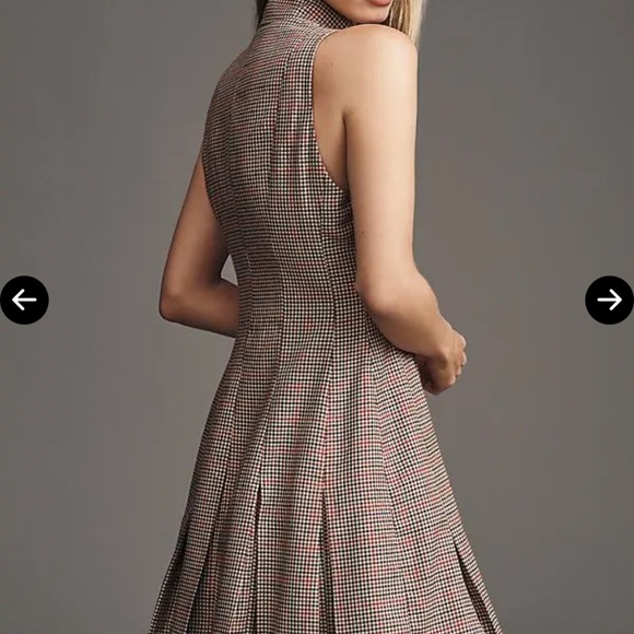 Maeve Button-Front Mini Dress - Picture 3 of 8